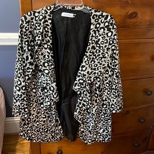 Calvin Klein jacket size 14 leopard print